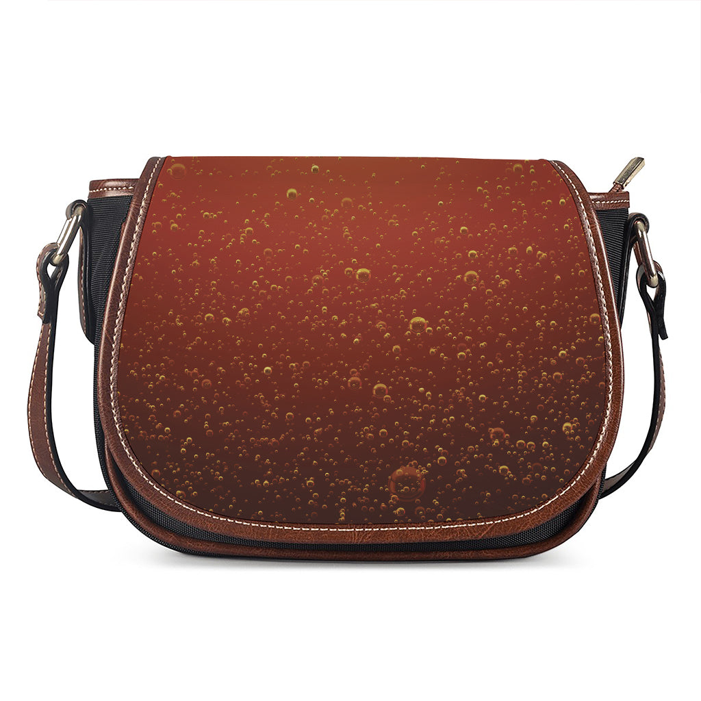 Sparkling Cola Print Saddle Bag