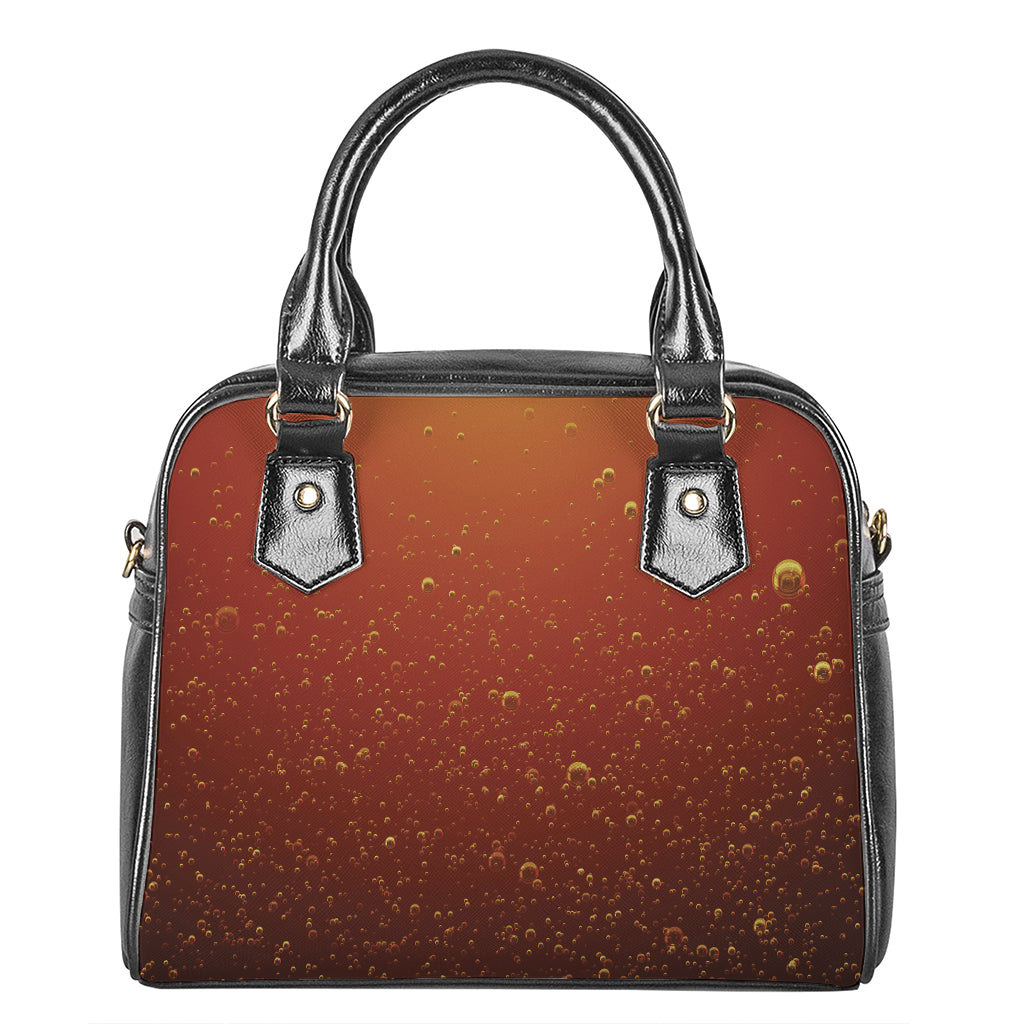 Sparkling Cola Print Shoulder Handbag