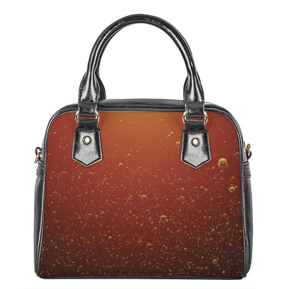 Sparkling Cola Print Shoulder Handbag