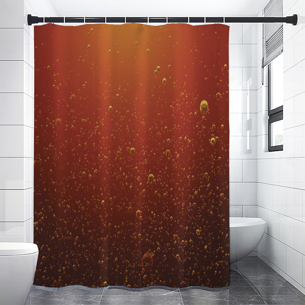 Sparkling Cola Print Shower Curtain