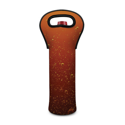 Sparkling Cola Print Single Neoprene Wine Tote