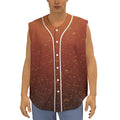 Sparkling Cola Print Sleeveless Baseball Jersey