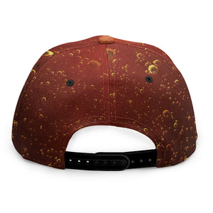 Sparkling Cola Print Snapback Cap