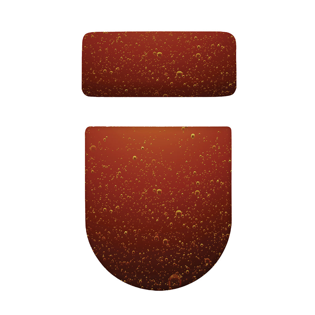 Sparkling Cola Print Toilet Lid And Tank Cover Set