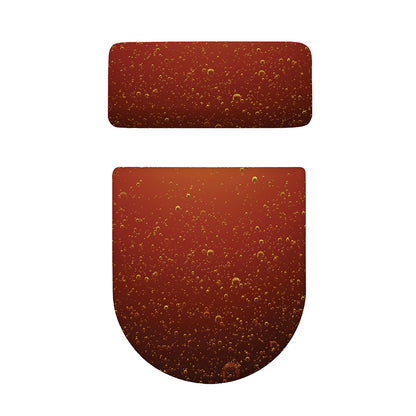 Sparkling Cola Print Toilet Lid And Tank Cover Set