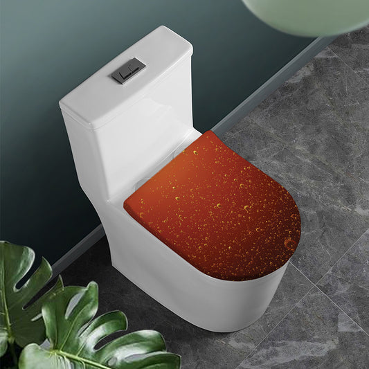 Sparkling Cola Print Toilet Lid Cover