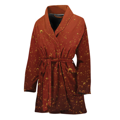 Sparkling Cola Print Women's Bathrobe