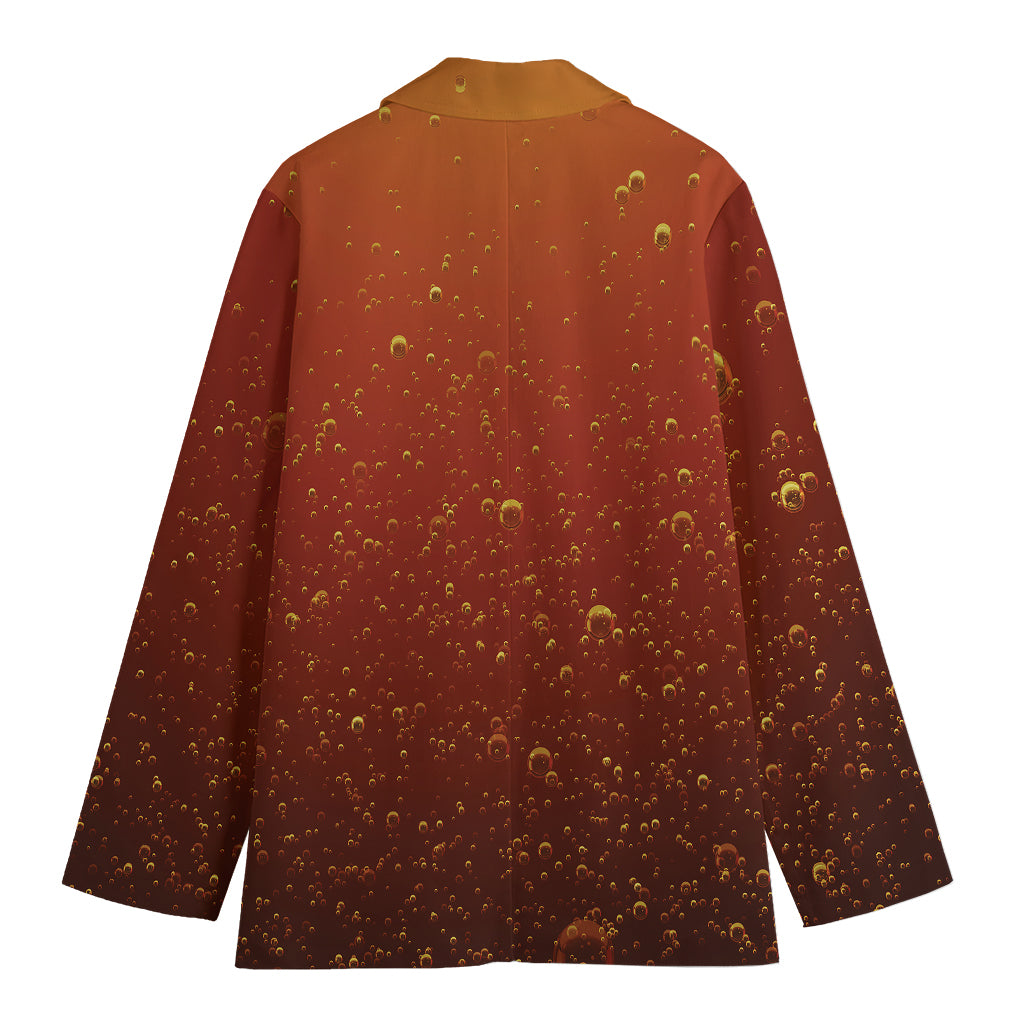 Sparkling Cola Print Women's Cotton Blazer