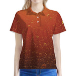 Sparkling Cola Print Women's Polo Shirt