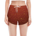 Sparkling Cola Print Women's Split Running Shorts