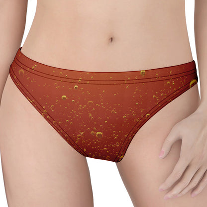 Sparkling Cola Print Women's Thong