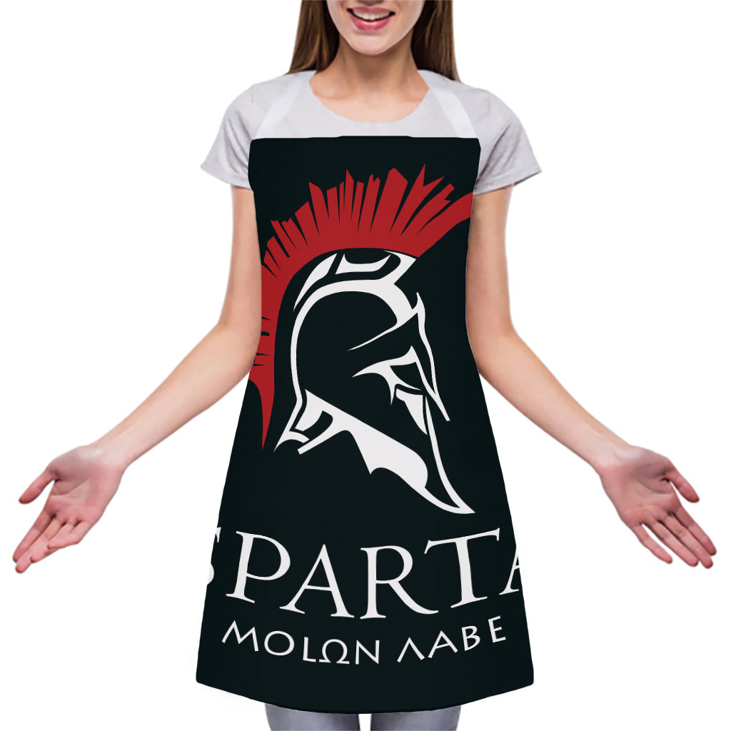 Spartan Molon Labe Print Adjustable Apron