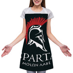 Spartan Molon Labe Print Adjustable Apron