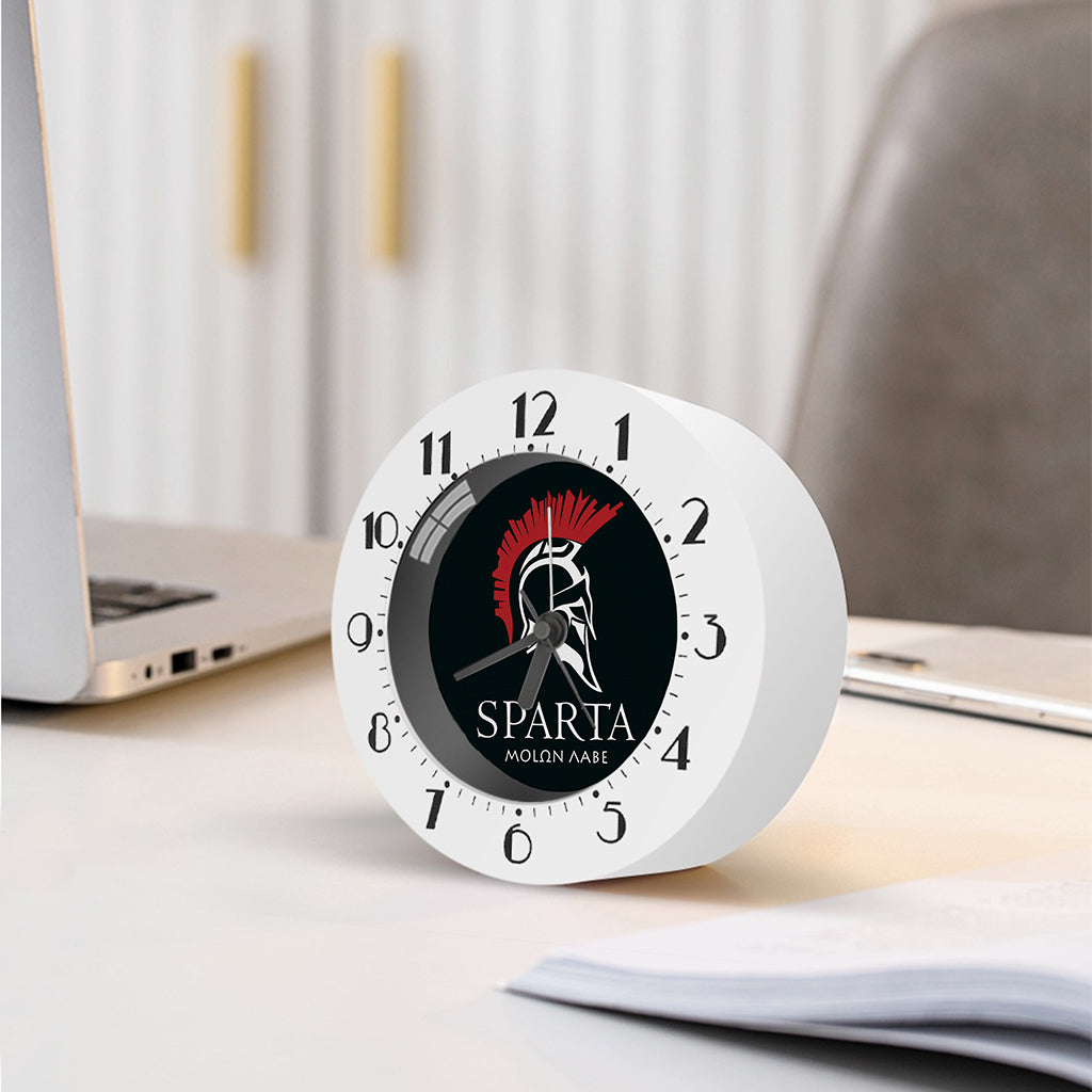 Spartan Molon Labe Print Alarm Clock