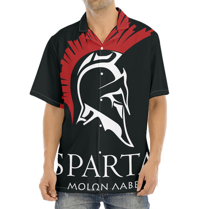 Spartan Molon Labe Print Aloha Shirt