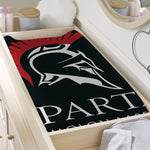 Spartan Molon Labe Print Changing Pad Cover