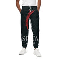 Spartan Molon Labe Print Cotton Sweatpants