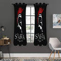 Spartan Molon Labe Print Grommet Curtain Panels