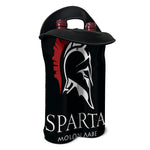 Spartan Molon Labe Print Double Neoprene Wine Tote