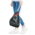 Spartan Molon Labe Print Drawstring Bag