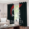 Spartan Molon Labe Print Extra Wide Grommet Curtains