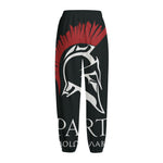 Spartan Molon Labe Print Fleece Lined Knit Pants