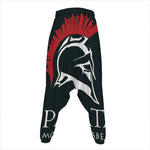 Spartan Molon Labe Print Hammer Pants