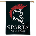 Spartan Molon Labe Print House Flag