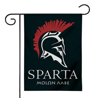 Spartan Molon Labe Print House Flag