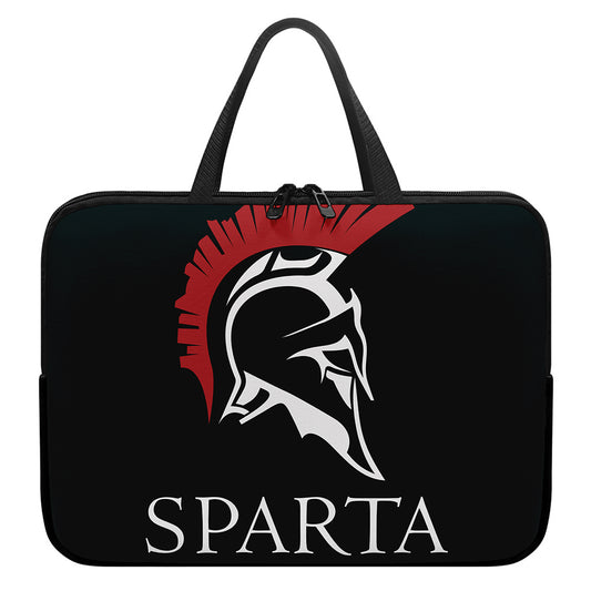 Spartan Molon Labe Print Laptop Sleeve With Handle