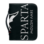Spartan Molon Labe Print Leather Bible Cover