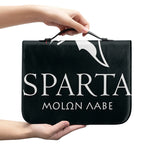 Spartan Molon Labe Print Leather Bible Cover