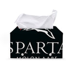 Spartan Molon Labe Print Leather Tissue Box Cover