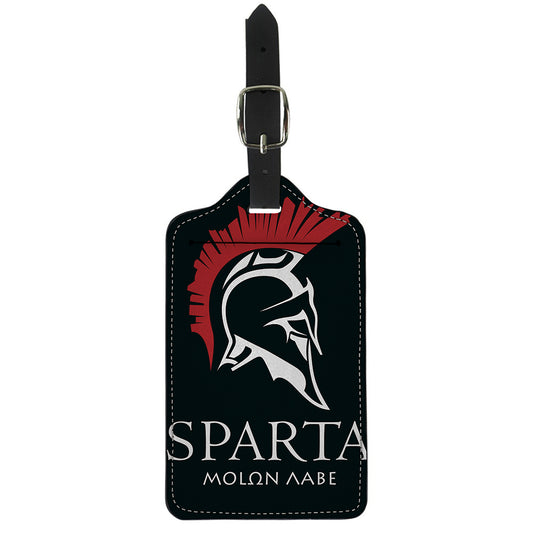 Spartan Molon Labe Print Luggage Tag