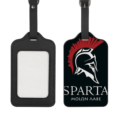 Spartan Molon Labe Print Luggage Tag