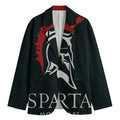 Spartan Molon Labe Print Men's Cotton Blazer