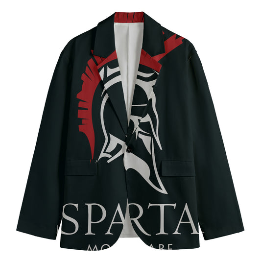 Spartan Molon Labe Print Men's Cotton Blazer