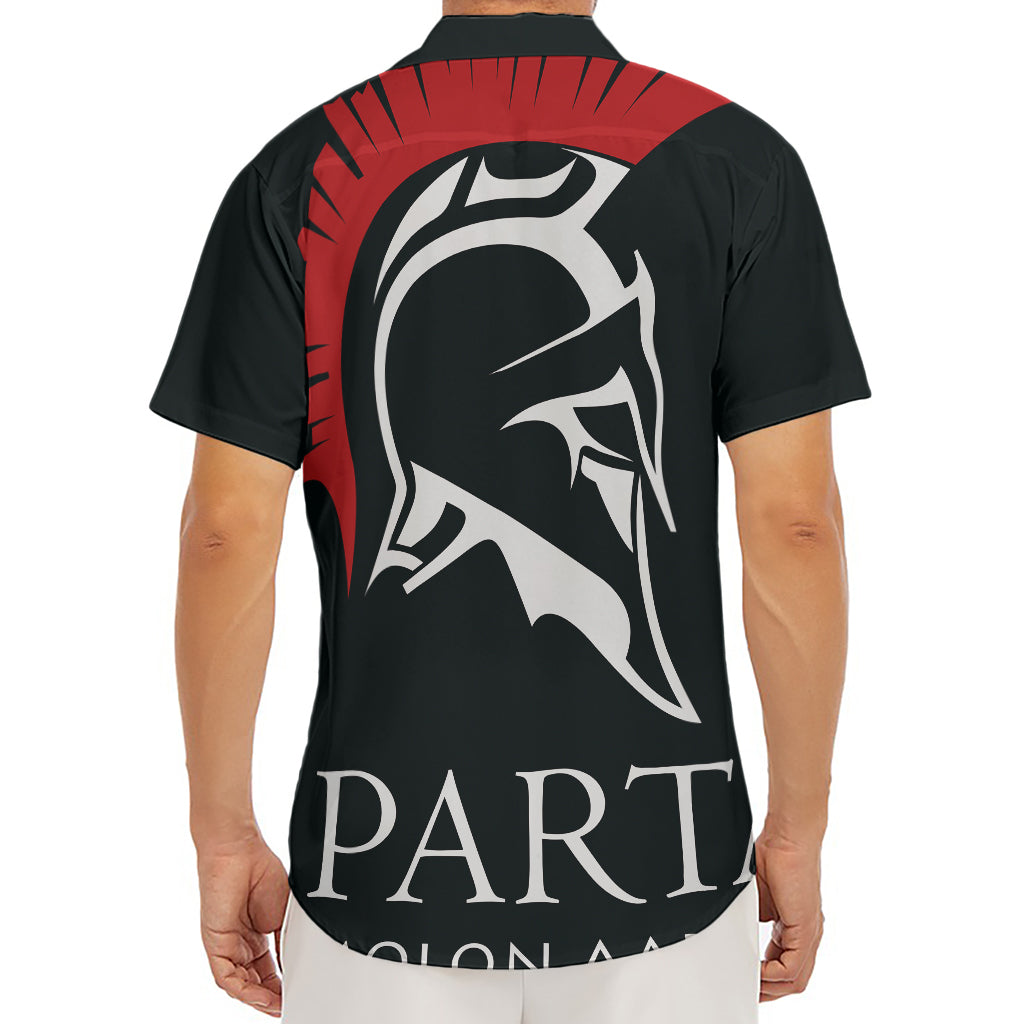 Spartan Molon Labe Print Men's Deep V-Neck Shirt