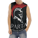 Spartan Molon Labe Print Men's Fitness Tank Top