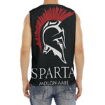 Spartan Molon Labe Print Men's Fitness Tank Top