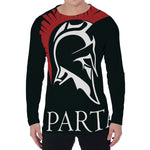 Spartan Molon Labe Print Men's Long Sleeve T-Shirt