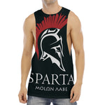 Spartan Molon Labe Print Men's Muscle Tank Top