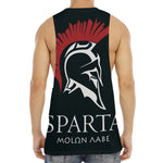 Spartan Molon Labe Print Men's Muscle Tank Top
