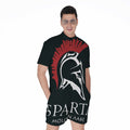 Spartan Molon Labe Print Men's Romper