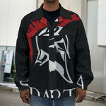 Spartan Molon Labe Print Men's Shirt Jacket