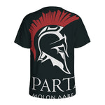 Spartan Molon Labe Print Men's Sports T-Shirt