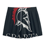 Spartan Molon Labe Print Mesh Shorts