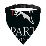 Spartan Molon Labe Print Over The Collar Dog Bandana