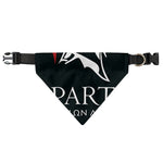 Spartan Molon Labe Print Over The Collar Dog Bandana
