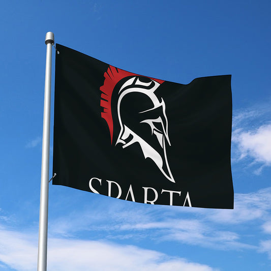Spartan Molon Labe Print Polyester Flag